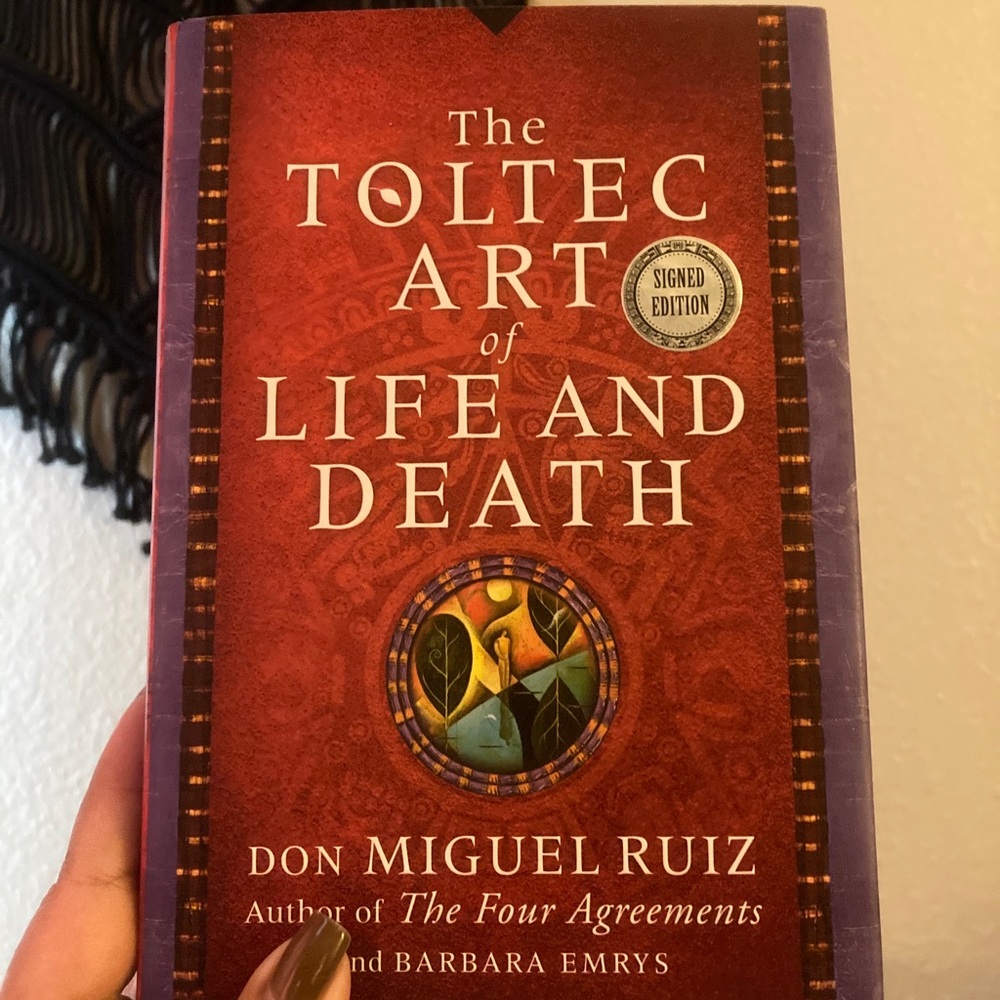 The Toltec Art of Life & Death Book - SIGNED